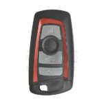 مفتاح ريموت BMW FEM الذكي 4 أزرار تردد 434.63 ميجا هرتز FSK لون أحمر معرف لجنة الاتصالات الفيدرالية